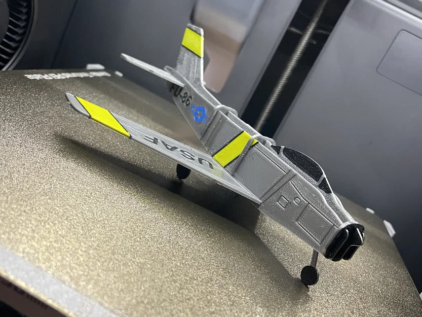F-86 Sabre Kit Card – Bộ lắp ráp máy bay USAF - Image 4