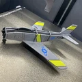 F-86 Sabre Kit Card – Bộ lắp ráp máy bay USAF - Thumbnail 7