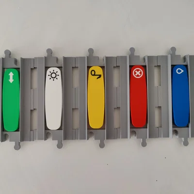 Mở rộng bộ tàu Duplo với action brick nhiều màu!