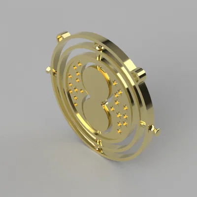 Mô hình Time-Turner Harry Potter (Xoay Thời gian) in 3D tuyệt đẹp