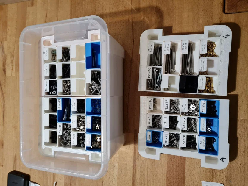 Insert modul 4 tầng cho hộp IKEA Samla 5L - Image 1