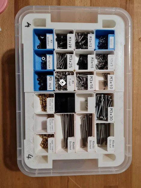 Insert modul 4 tầng cho hộp IKEA Samla 5L - Image 2