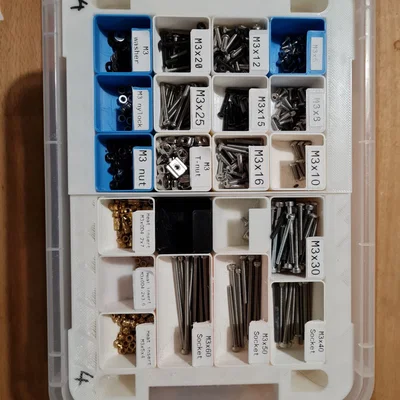 Insert modul 4 tầng cho hộp IKEA Samla 5L