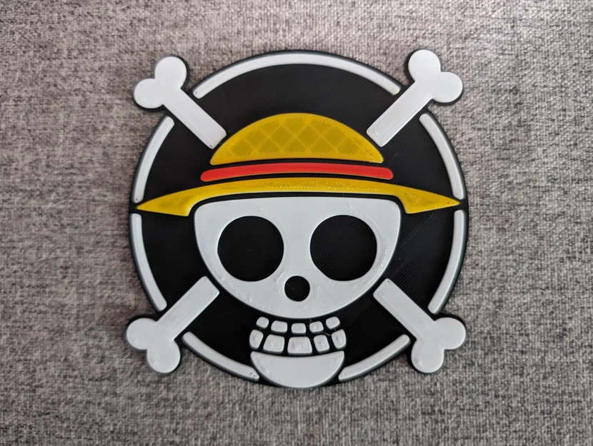 Mô hình logo One Piece in 3D đẹp mắt với kỹ thuật đổi màu - Image 1