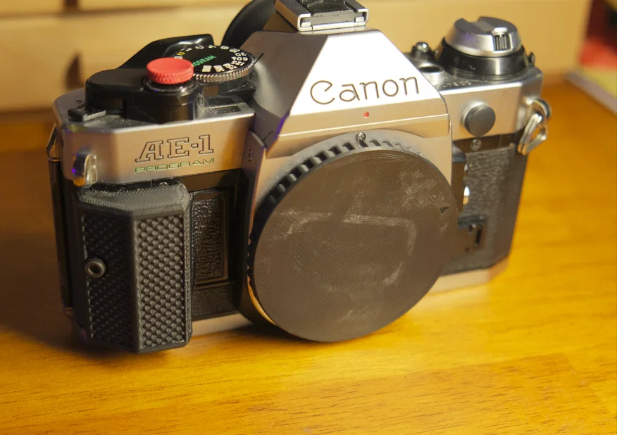 Tay nắm 3D cho máy ảnh Canon AE-1 Program - Cải thiện cảm giác cầm nắm - Image 1