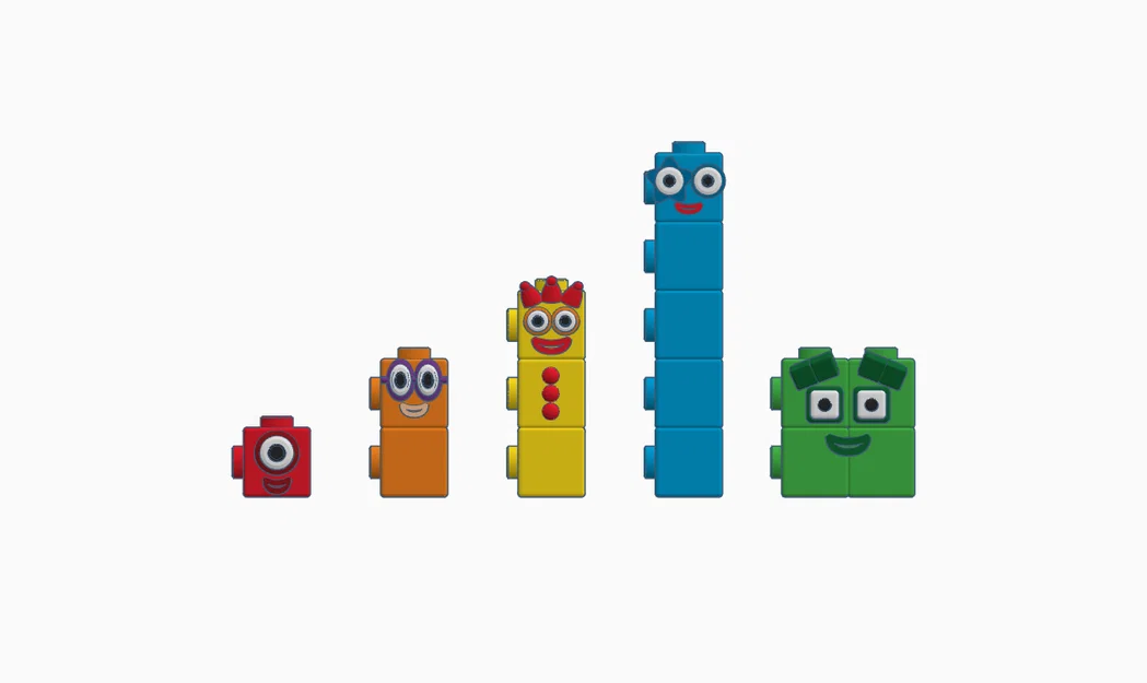 Numberblocks 1-5 [Building Blocks] – Mô hình lắp ghép - Image 1