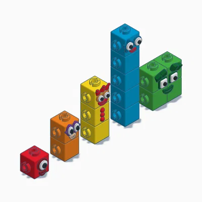 Numberblocks 1-5 [Building Blocks] – Mô hình lắp ghép