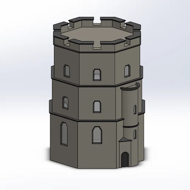 Mô hình 3D in miễn phí Tháp Lâu đài Gediminas (Vilnius) - Image 1