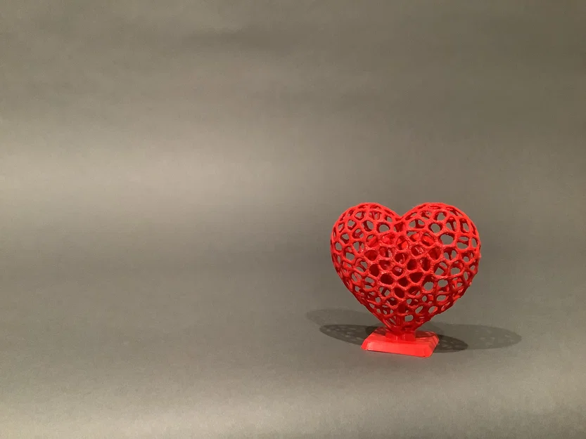 Mô hình trái tim Voronoi lồng ghép đẹp mắt cho ngày lễ tình nhân - Image 2