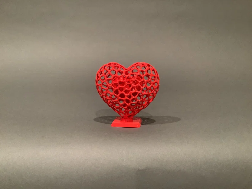 Mô hình trái tim Voronoi lồng ghép đẹp mắt cho ngày lễ tình nhân - Image 3