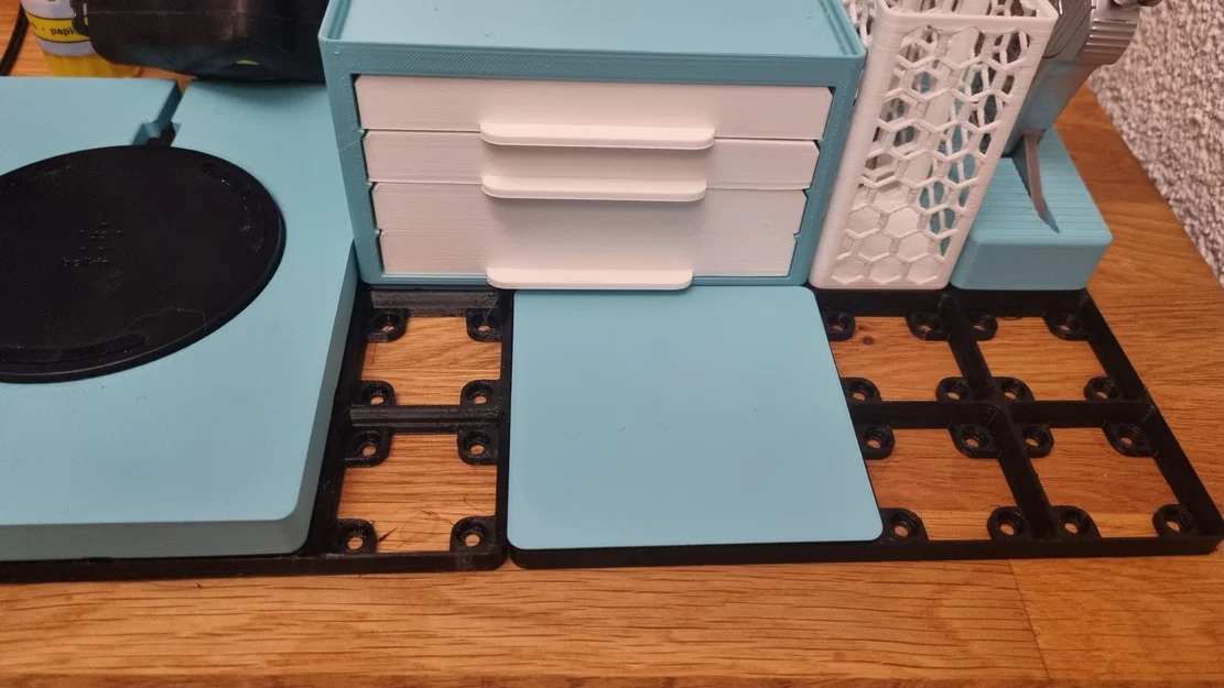 Baseplate Gridfinity để bắt đầu mẫu của bạn! (có file parametric) - Image 1