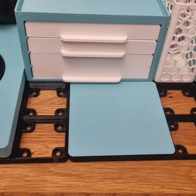Baseplate Gridfinity để bắt đầu mẫu của bạn! (có file parametric)