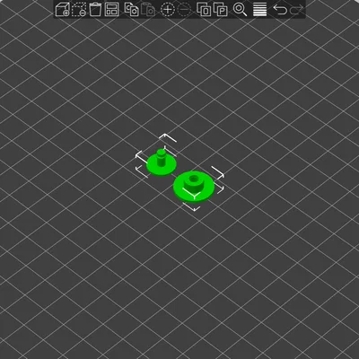 Nút gài thay thế cho dép Crocs - Thiết kế in 3D không cần keo