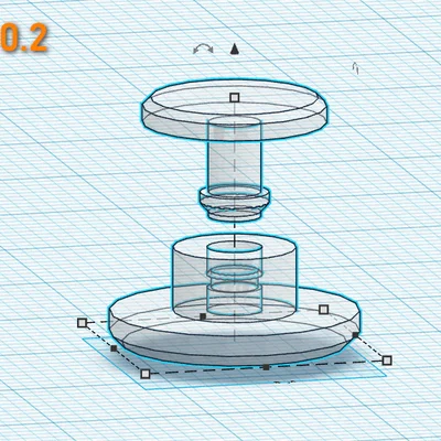Nút gài thay thế cho dép Crocs - Thiết kế in 3D không cần keo