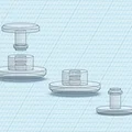 Nút gài thay thế cho dép Crocs - Thiết kế in 3D không cần keo - Thumbnail 3