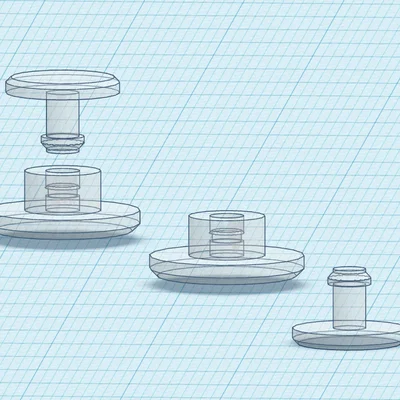 Nút gài thay thế cho dép Crocs - Thiết kế in 3D không cần keo