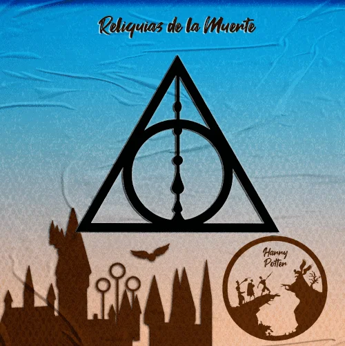 Mô hình móc khóa Bảo bối Tử thần (Harry Potter) in 3D - Image 1