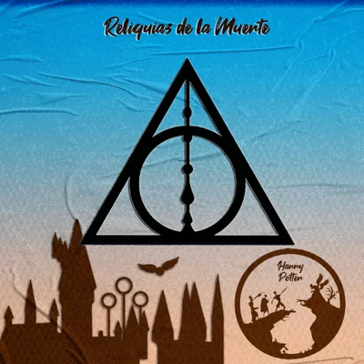 Mô hình móc khóa Bảo bối Tử thần (Harry Potter) in 3D