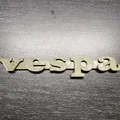 Biểu trưng logo Vespa phong cách cổ điển thập niên 80 in 3D - Thumbnail 3