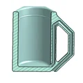 Ly Mug Tham Lam Ma Thuật (Pythagorean) dùng khi tắm cho bé - Thumbnail 2