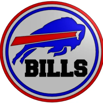 Miếng lót ly Buffalo Bills (Buffalo Bills Coaster) cho fan NFL