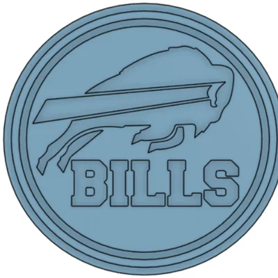 Miếng lót ly Buffalo Bills (Buffalo Bills Coaster) cho fan NFL
