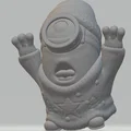 Mô hình Minion đang hát - Đồ trang trí bàn làm việc cực yêu - Thumbnail 1