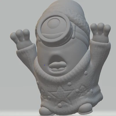 Mô hình Minion đang hát - Đồ trang trí bàn làm việc cực yêu