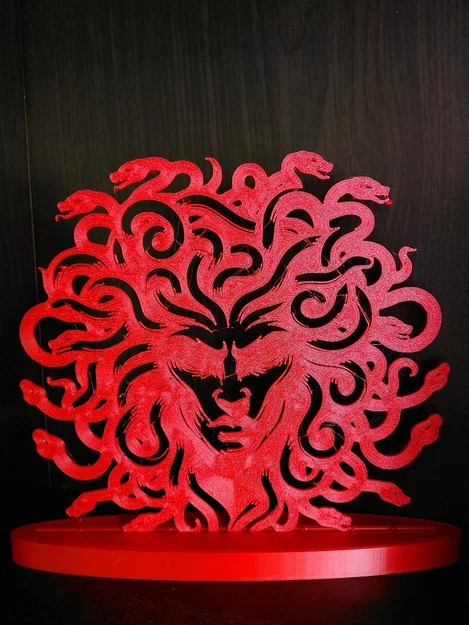 Trang trí tường Medusa the Gorgon (phong cách tối giản) - Image 3