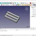 Radiator Grille 1x2 tương thích LEGO (Brick 2412) - Thumbnail 2