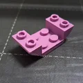Ngói mái Brick Roof Tile 4x2 45° inverted tương thích LEGO 4871 - Thumbnail 1