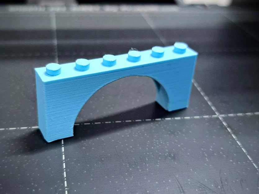 Gạch Brick có Inside Bow 1x6x2 (tương thích LEGO 15254) - Image 1