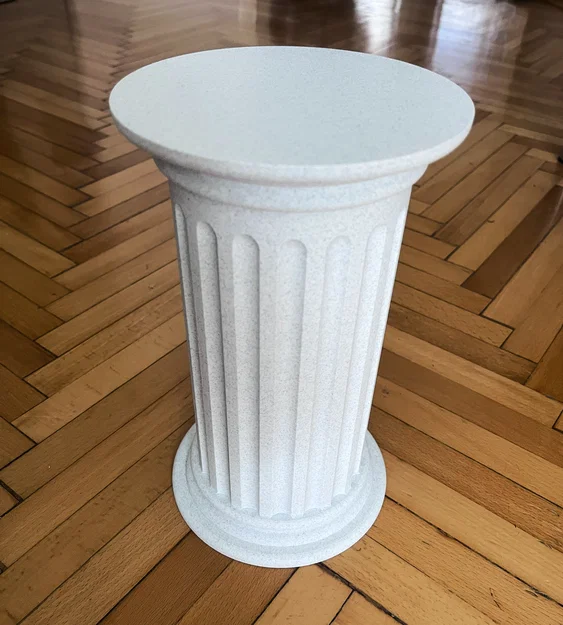 Hộp chứa hình cột La Mã/Hy Lạp (Roman/Greek Column Container) - Image 1