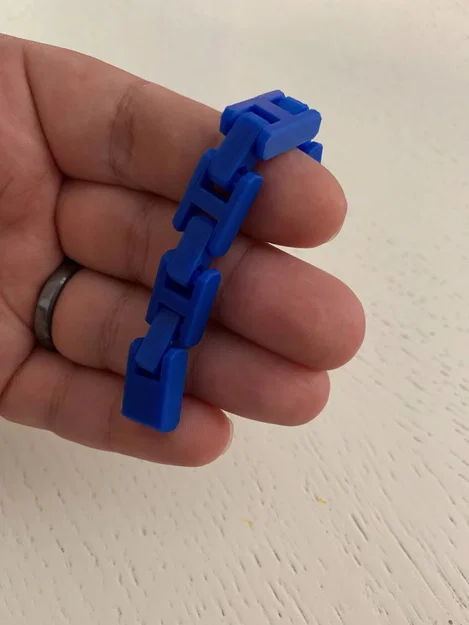 Xích khớp nối (Hinge Chain Fidget) - Đồ chơi giảm stress in 3D - Image 1