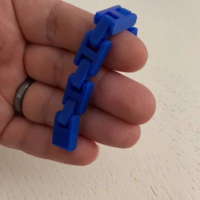 Xích khớp nối (Hinge Chain Fidget) - Đồ chơi giảm stress in 3D