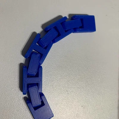 Xích khớp nối (Hinge Chain Fidget) - Đồ chơi giảm stress in 3D