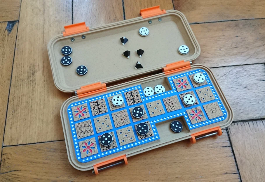 Royal Game of Ur (bản du lịch) – Bộ cờ cổ đại mang theo khi đi xa - Image 1