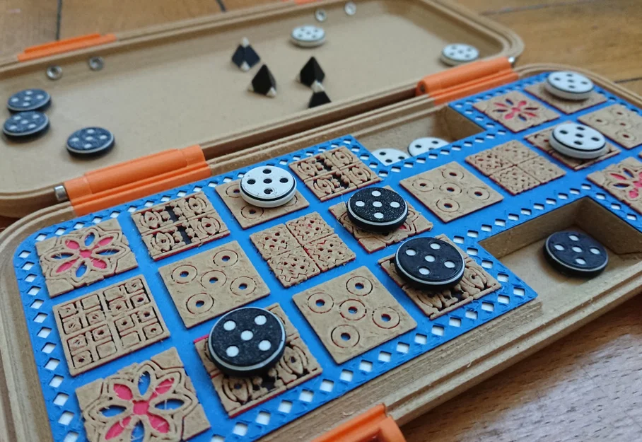 Royal Game of Ur (bản du lịch) – Bộ cờ cổ đại mang theo khi đi xa - Image 5