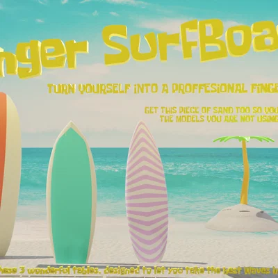 Finger Surf – Bộ mini surfboard cho trò chơi dưới nước