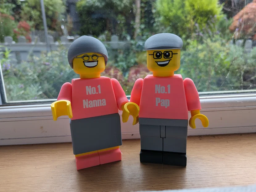 Figure cử động Bà & Ông (Grandma and Grandad moveable figure) - Image 2