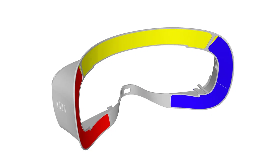 File in 3D đệm mặt (Mask) cho kính thực tế ảo Pimax Crystal - Image 1