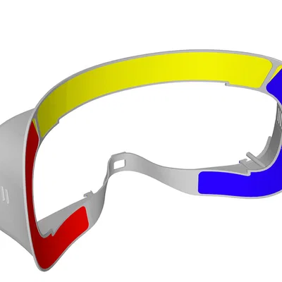 File in 3D đệm mặt (Mask) cho kính thực tế ảo Pimax Crystal