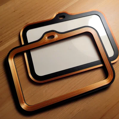 Holder thẻ ID/Badge 2 màu (2 phần ráp snap-fit)
