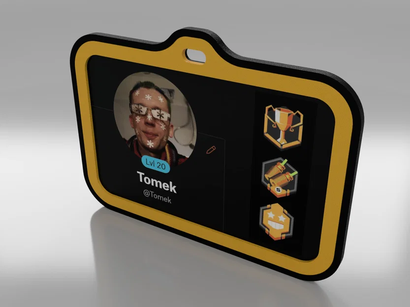 Holder thẻ ID/Badge 2 màu (2 phần ráp snap-fit) - Image 2