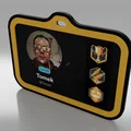 Holder thẻ ID/Badge 2 màu (2 phần ráp snap-fit) - Thumbnail 2