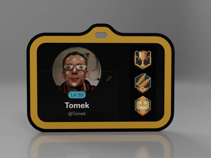 Holder thẻ ID/Badge 2 màu (2 phần ráp snap-fit) - Image 3