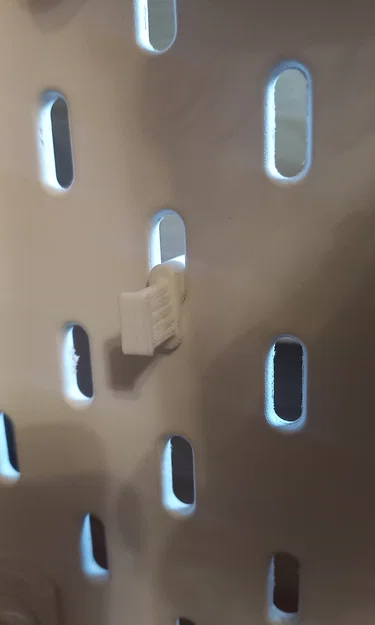 Móc treo nhíp 3D tiện dụng cho bảng treo tường IKEA SKADIS - Image 2