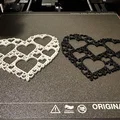Lót ly hình tim ấm áp (Heart-warming tee cup coaster) - Thumbnail 1