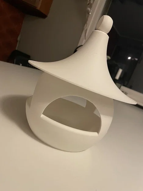 Máng ăn cho chim 3D thiết kế 4 cửa treo ngoài trời tiện lợi - Image 3