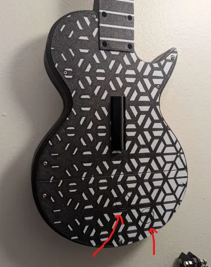 Les Paul Clone Hero tùy chỉnh, kèm blank plates tùy biến - Image 2